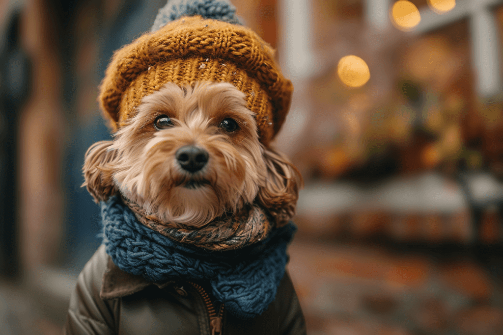 just a gunny poodle in winter time